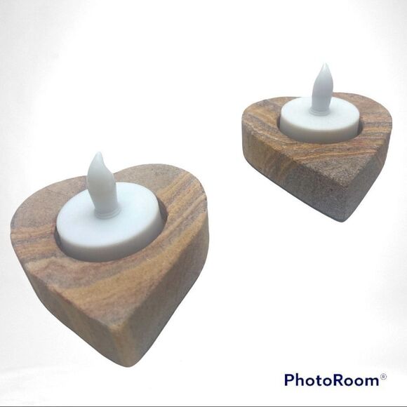 Luminessence Heart Tealight Candle Holders - Picture 4 of 5